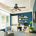 52"W Monroe 5-Blade Remote-Controlled Ceiling Fan