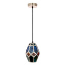 5.5" W Bouvier Metal and Glass Pendant Light