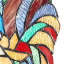 15.25"H Rusty the Rooster Stained Glass Window Panel