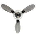 42" W Valencia LED Indoor Clear Hand-Cut Glass Bowl Shade Ceiling Fan with Remote Control