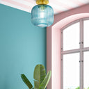 10.25"H Jeanine Globe Ceiling Light