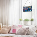 Geometric Abstract Stained Glass Window Panel