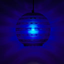 9.5" W Scarlett Modern Blue Blown Glass Globe Shade Pendant Light