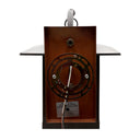 River of Goods Amber Stained Glass and Oil Rubbed Bronze 1-Light Outdoor Lantern Wall Sconce