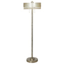 62" H Veronica Aged Silver-Finish Metal Floor Lamp