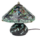 10.5"H Tiffany Style Dragonfly Accent Lamp