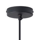 11.75" W Curtis Modern Blue Hand Blown Glass Globe Shade Pendant Light