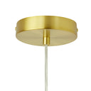 7.25"H Gael Retro Globe Shade Pendant Light