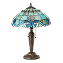 20"H Vivienne Baroque Style Stained Glass Table Lamp