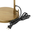 26.75" H Kelsey Dome Shade and Gold Arched Base Table Lamp
