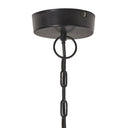 25" W 5-Light Marcell Metal and Glass Chandelier