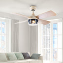 42"W Caelan Remote-Controlled 2-Light Ceiling Fan