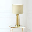 22" H 1-Light Raine Glass and Metal Table Lamp
