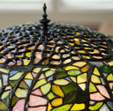 29.5"H Stained Glass Tiffany Inspired Grand Wisteria Table Lamp
