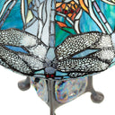 21.5" H Dragonfly Tiffany-Style Stained Glass Table Lamp