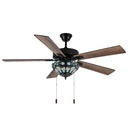52"W Monroe 5-Blade Remote-Controlled Ceiling Fan