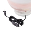 13' H Emily White and Pink Ombre Stacked Base Globe Shade Accent Lamp - River of Goods