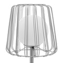 19.75"H Lucai Caged Globe Shade Table Lamp Silver or Gold