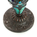 20"H Tiffany Style Magna Carta Stained Glass Double Lit Table Lamp
