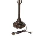 26" H Pond Lily Tiffany-Style Stained Glass Table Lamp