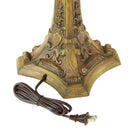 26.75" H Margriet Stained Glass Dome Shade Candlestick Table Lamp