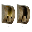 Jonah River of Goods Traditional Antique Bronze Uplight Outdoor Wall Sconce