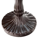 17" H Halston Candlestick Base Dome Shade Table Lamp