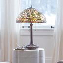 25.75" H Daffodil Tiffany-Style Stained Glass Table Lamp