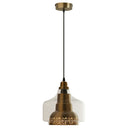 7" Martin Brushed Brass Bell Pendant Light