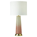 22" H 1-Light Lorida Glass and Metal Table Lamp