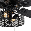 Aria River of Goods Black 52 in. Ceiling Fan With 2 LED Lights