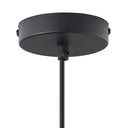 7" W Payton Retro Blue Hand Blown Glass Globe Shade Pendant Light with Hand Cut Honeycomb Design