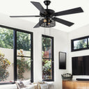 Aria River of Goods Black 52 in. Ceiling Fan With 2 LED Lights