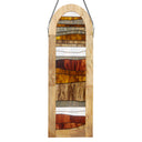 36" H Oversized Geometric Stained Glass Window Panel