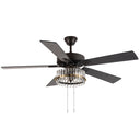 Carrie River of Goods Oil-Rubbed Bronze Metal 2-Light 52-Inch Ceiling Fan