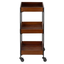 Willamina Wood and Metal Storage Cart