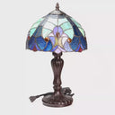 17" H Halston Candlestick Base Dome Shade Table Lamp