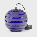 9.5" W Scarlett Modern Blue Blown Glass Globe Shade Pendant Light