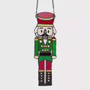 14"H Hans the Holiday Nutcracker Stained Glass Window Panel