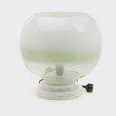 13' H Emily White and Green Ombre Stacked Base Globe Shade Accent Lamp - River of Goods