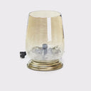 7.9"H Bordeaux Handblown Glass Shade Accent Table Lamp