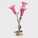 23.5"H Hand Blown Glass 3 Calla Lily Uplight Accent Lamp