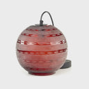 9.5" W Scarlett Modern Red Blown Glass Globe Shade Pendant Light