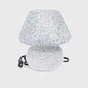 8.75" H Celeste Green/Blue/White Glass Mushroom Accent Lamp