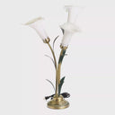 23.5"H Hand Blown Glass 3 Calla Lily Uplight Accent Lamp