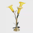 23.5"H Hand Blown Glass 3 Calla Lily Uplight Accent Lamp