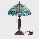 20"H Vivienne Baroque Style Stained Glass Table Lamp