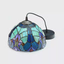 10.25" W Halston Traditional Blue Dome Shade Pendant Light