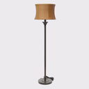 59.5"H Outdoor and Indoor Basket Weave Floor Lamp