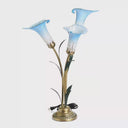 23.5"H Hand Blown Glass 3 Calla Lily Uplight Accent Lamp